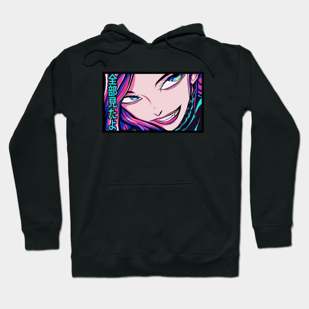 Neon Light Anime Hoodie by Sekainime